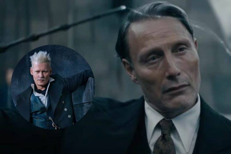 Mands Mikkelsen e Johnny Depp - Grindelwald - Animali Fantastici 3